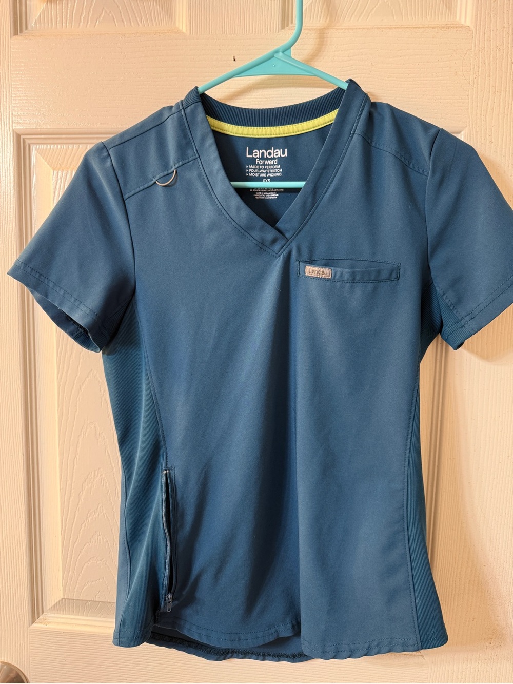 Landau Forward Scrub Set XXS/XSP Caribbean Blue